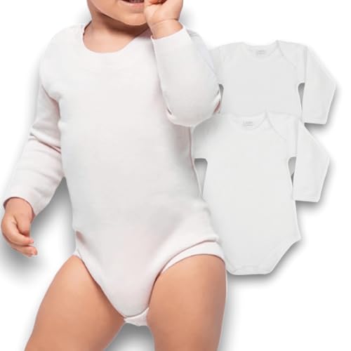 Lady C Baby LP Body Neonato 3 Anni Cotone 2pz Manica Lunga