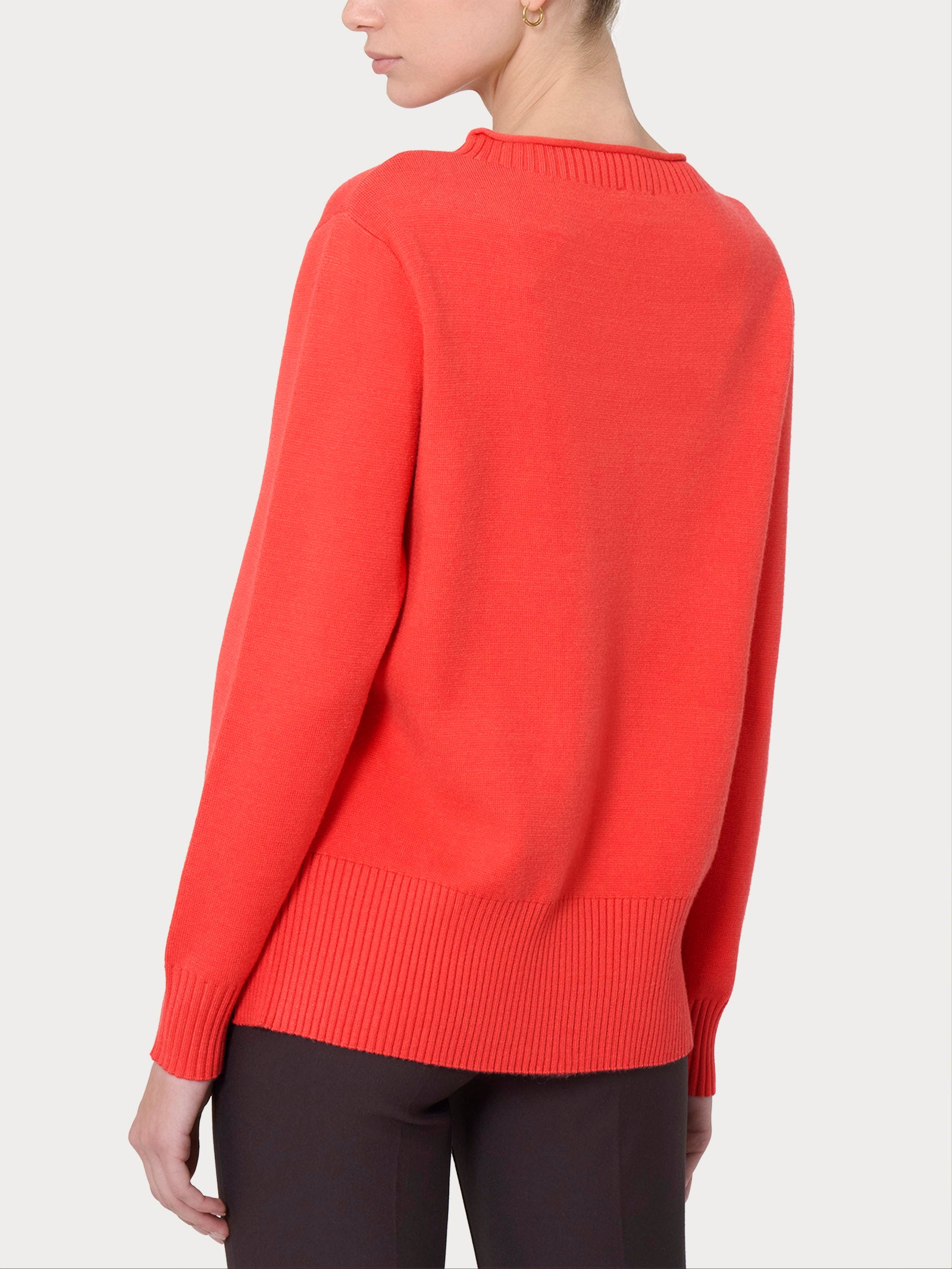 Ragno Super Soft Girocollo maglia Cayenne manica lunga