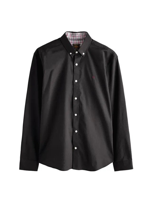 Next Oxford camicia uomo maniche lunghe elasticizzata