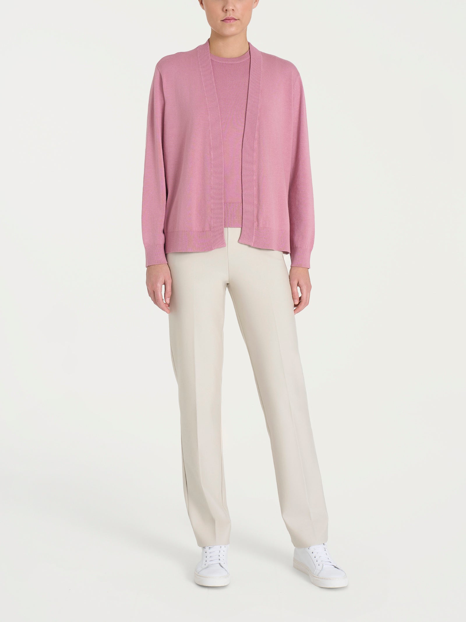 Ragno Four Seasons Cardigan Corto Lilas Viscosa