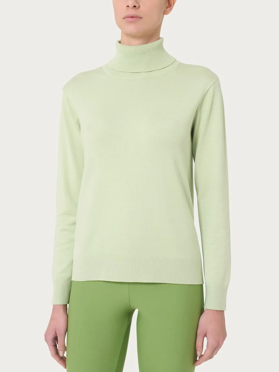 Ragno Four Seasons Dolcevita maglia Gleam viscosa