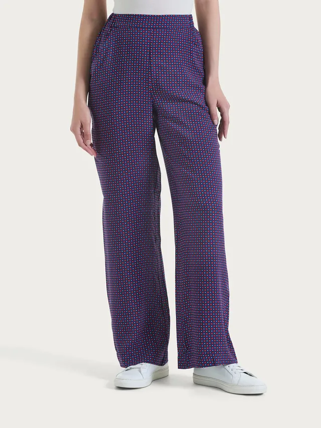 Ragno EcoSeta Fant. Salsa pantaloni larghi donna tasche