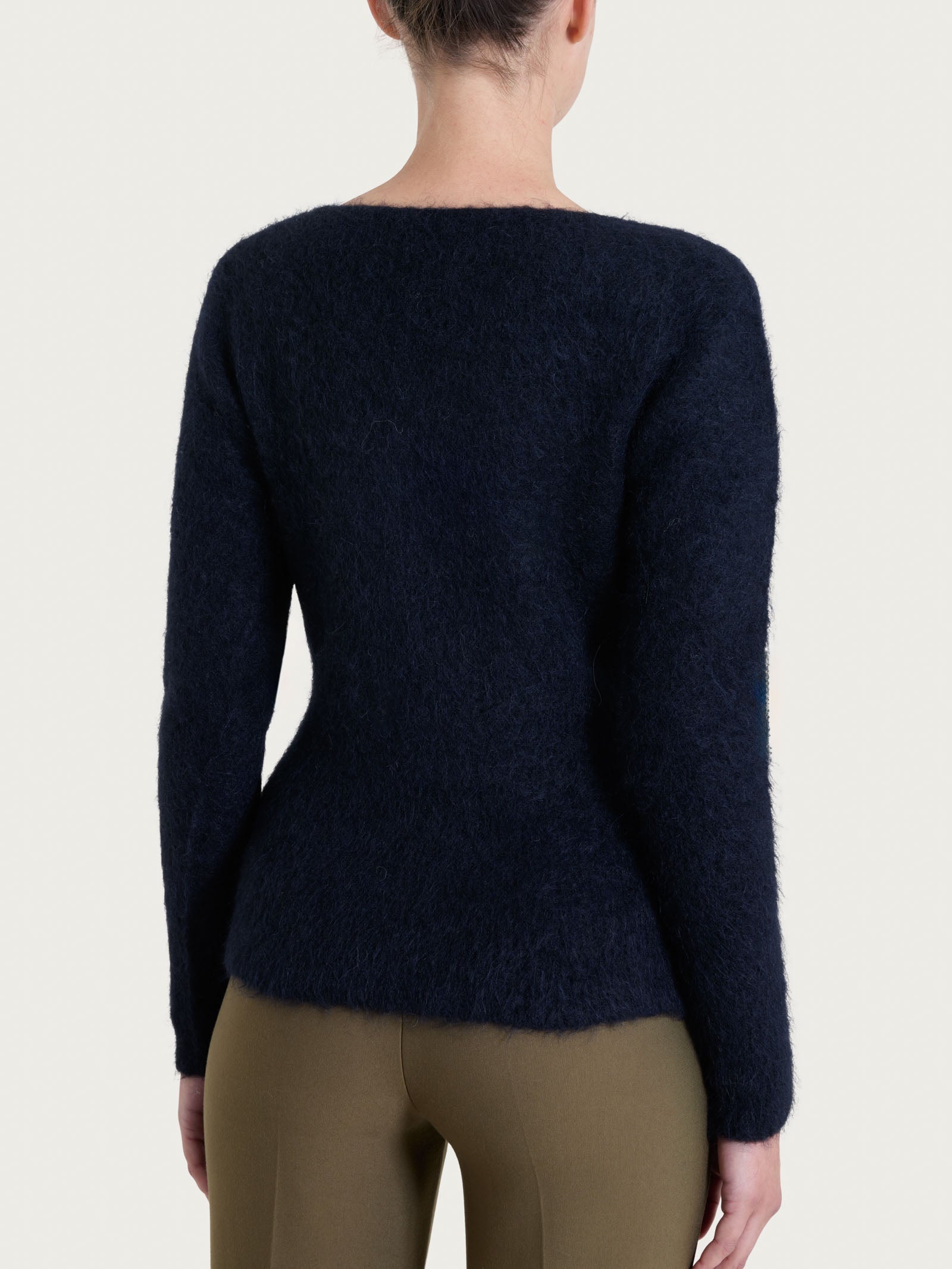 Ragno Merino Soft Nero maglia madonna alpaca nera