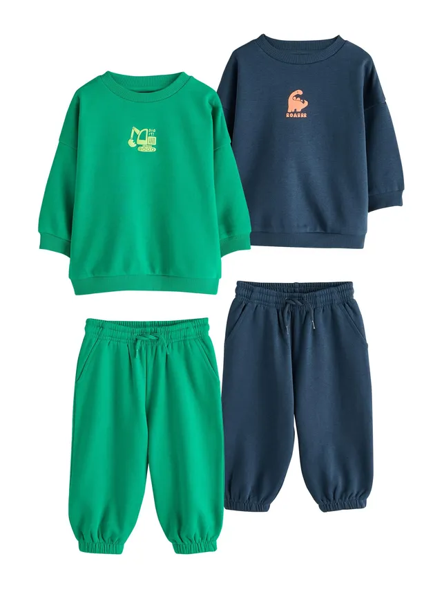 Geo Next tuta ragazzo felpa e joggers confezione da 2