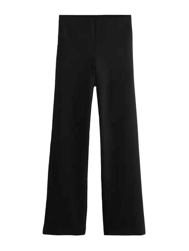 Next pantaloni ampi jersey donna Nero modellanti sostegno