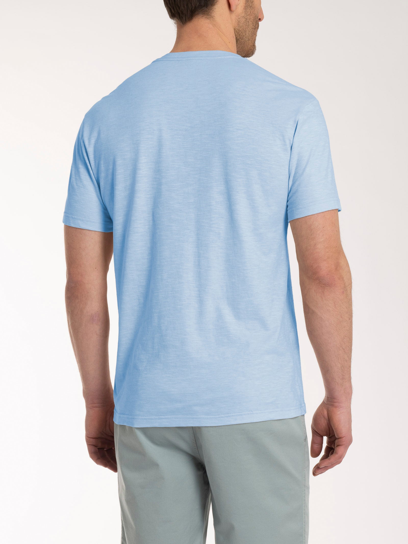 Ragno Jersey Cotone t-shirt girocollo Dusty Blue