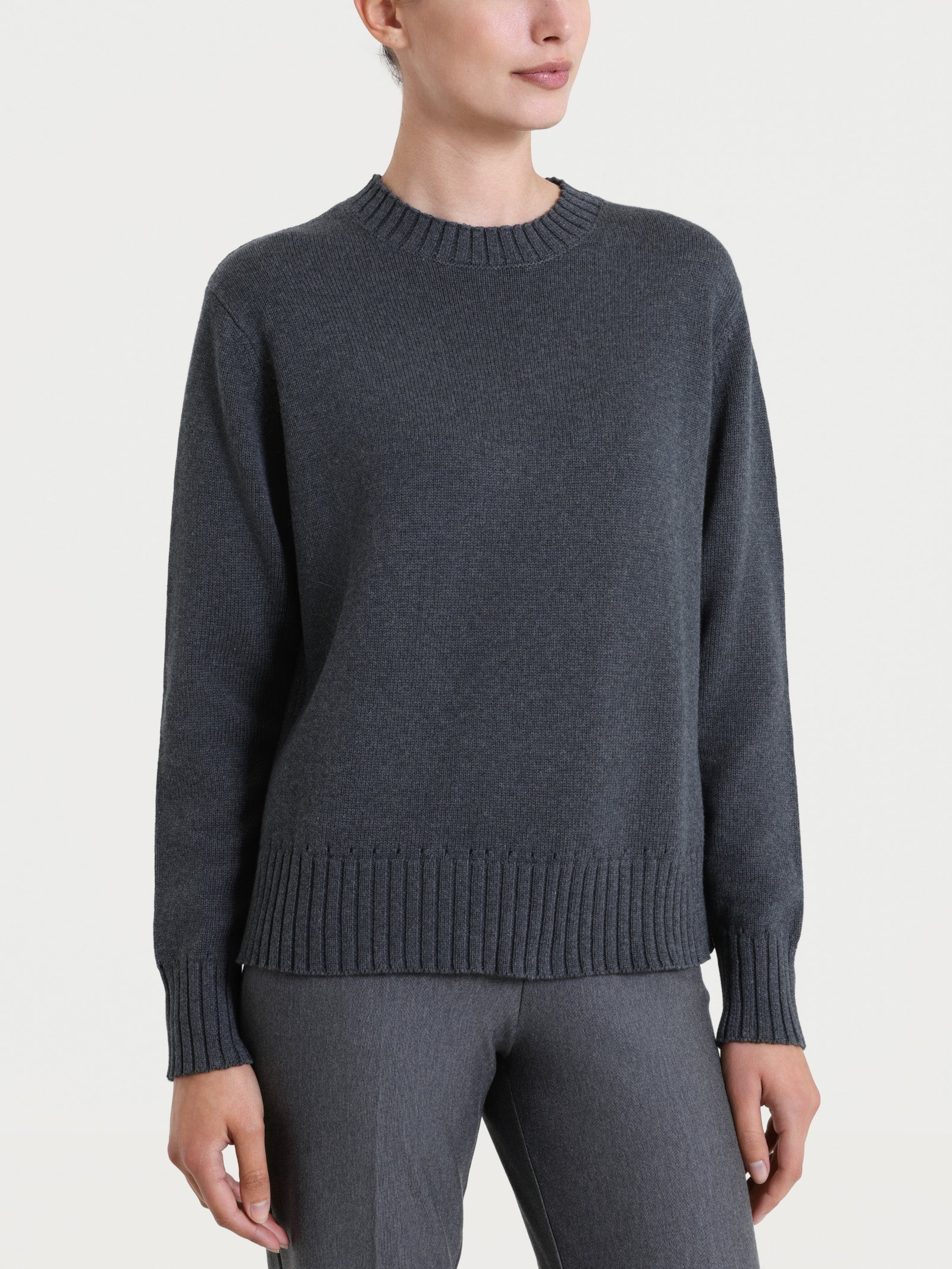Ragno Winter Cotton Maglia Donna Ardesia Mel. Puro Cotone