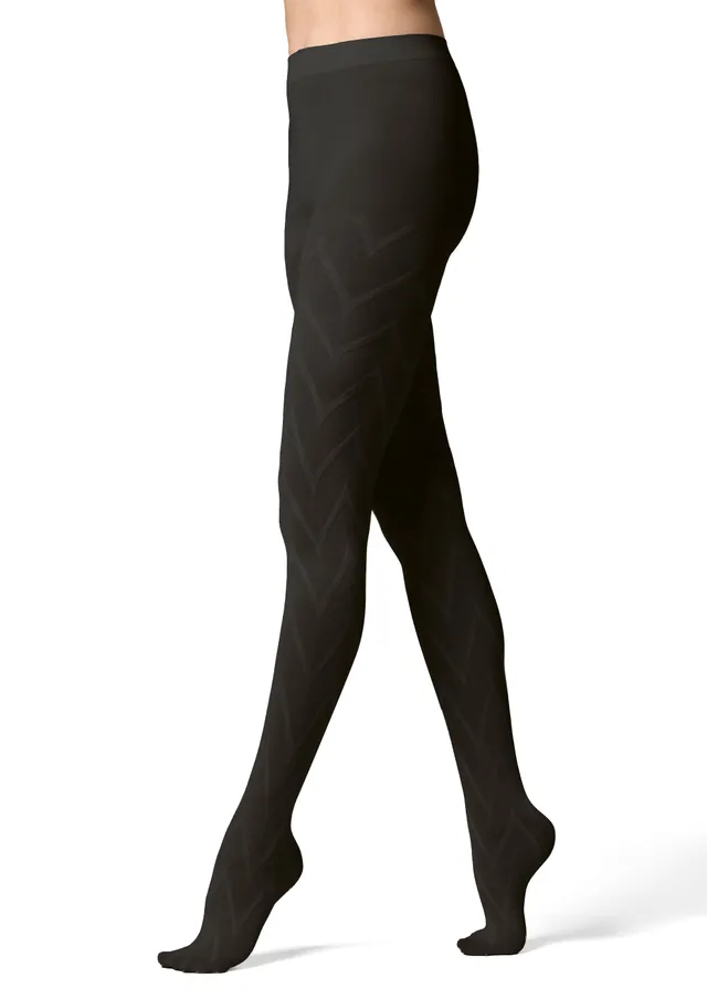 Philippe Matignon Chevron collant cashmere fantasia