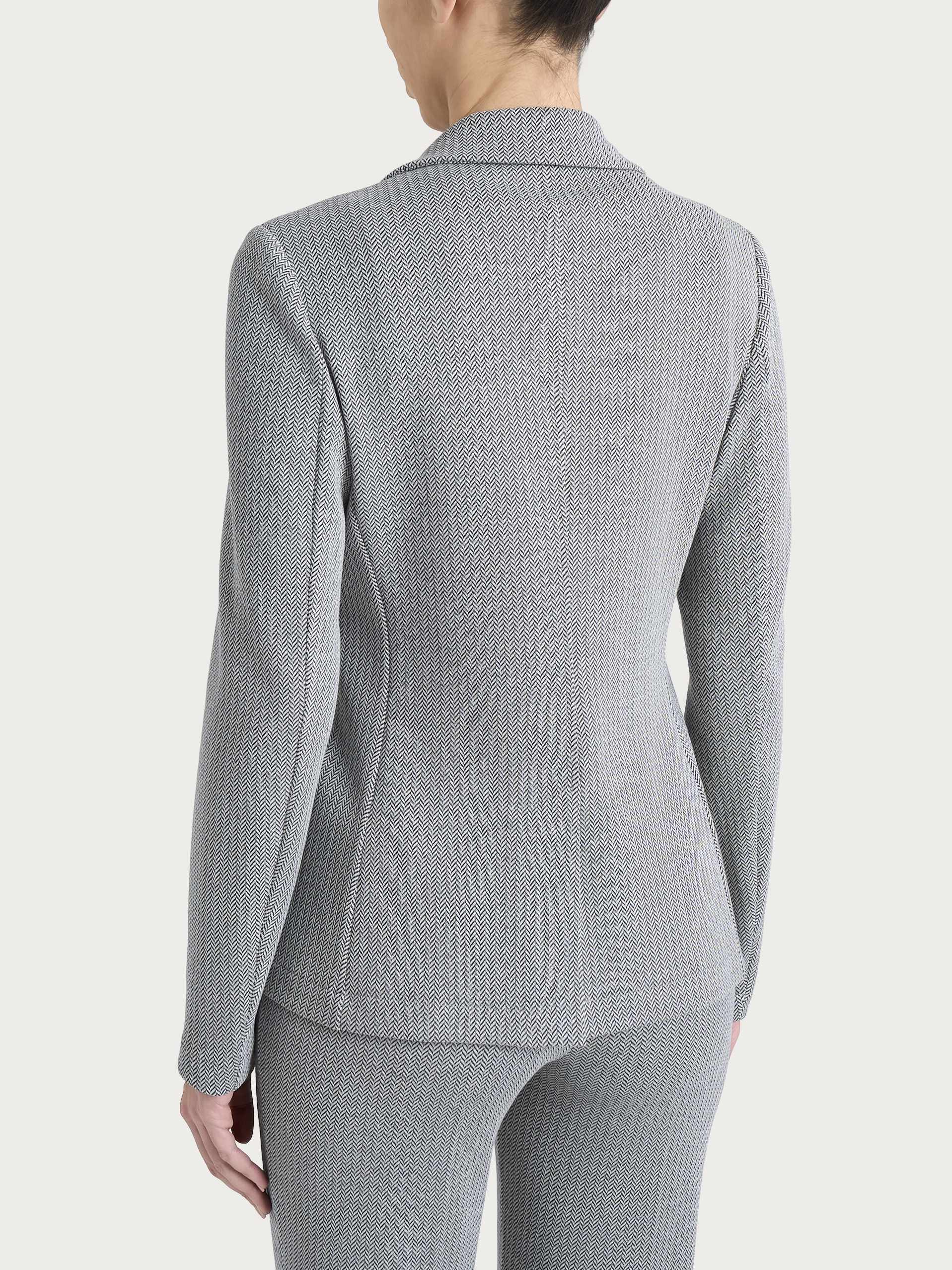 Ragno Compact Blazer spina pesce donna Fant.Nero