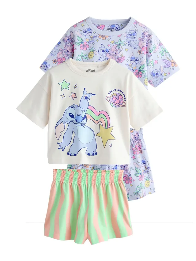 NEXT Ragazza Lilo e Stitch pigiami corti 2 pezzi 116 personaggi