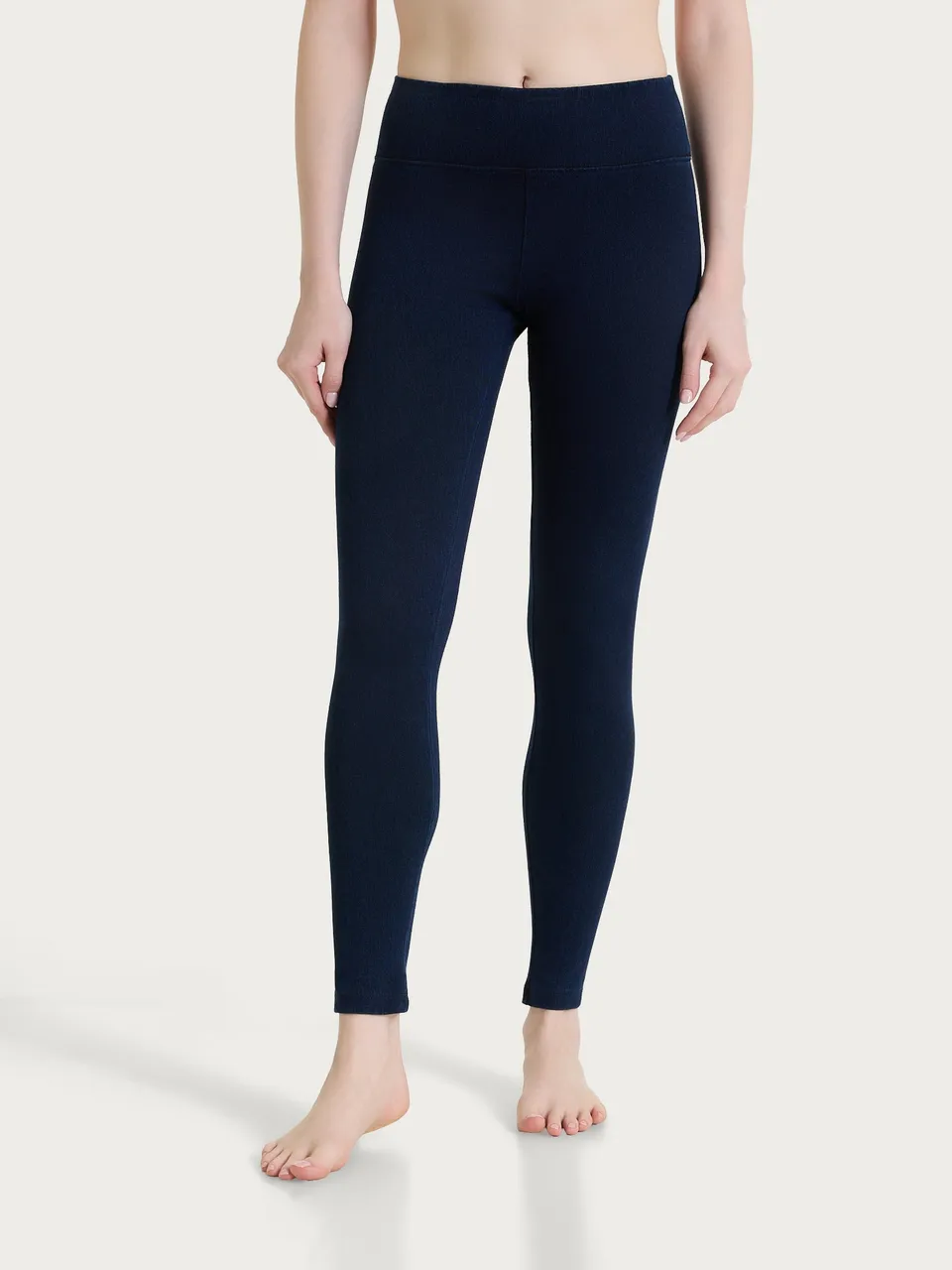 Ragno beYOUtiful leggings denim Bleu vita alta