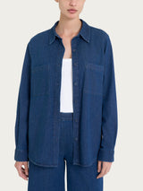 Ragno Super Light Denim Shacket Indigo leggera