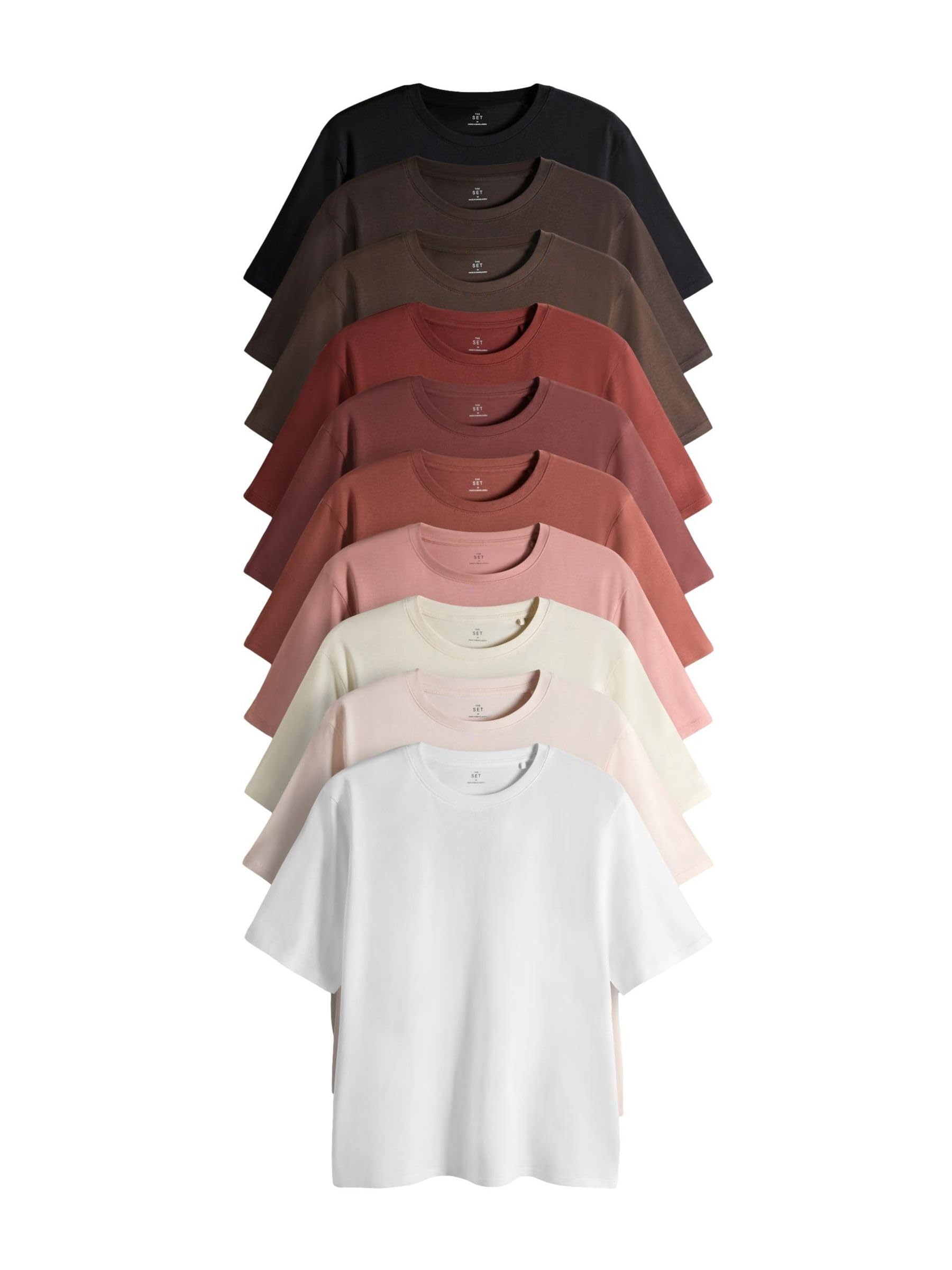 Geo Next The Set t-shirt donna girocollo 10 pezzi