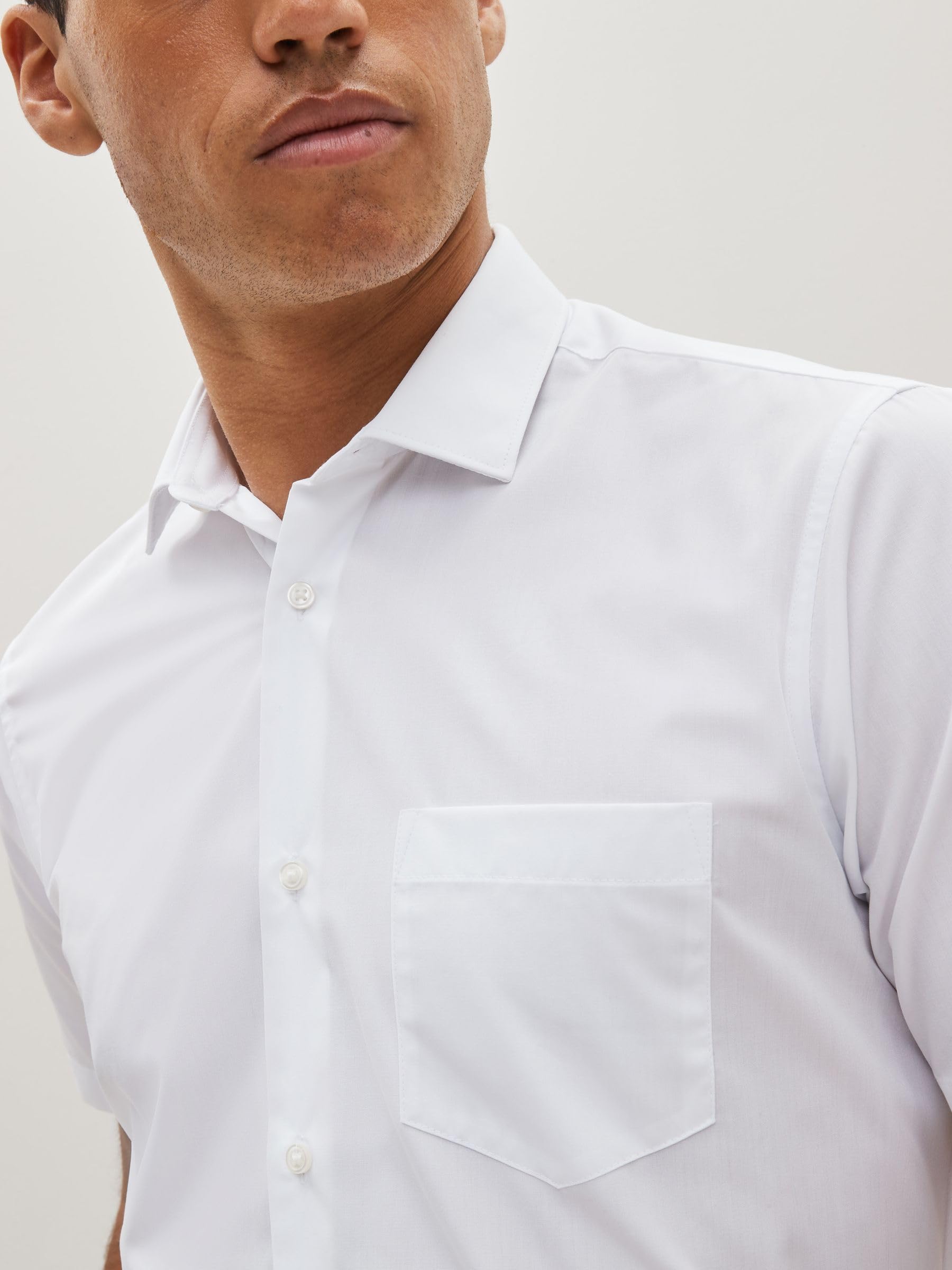 Next Easy-Care Elegante camicia uomo regular