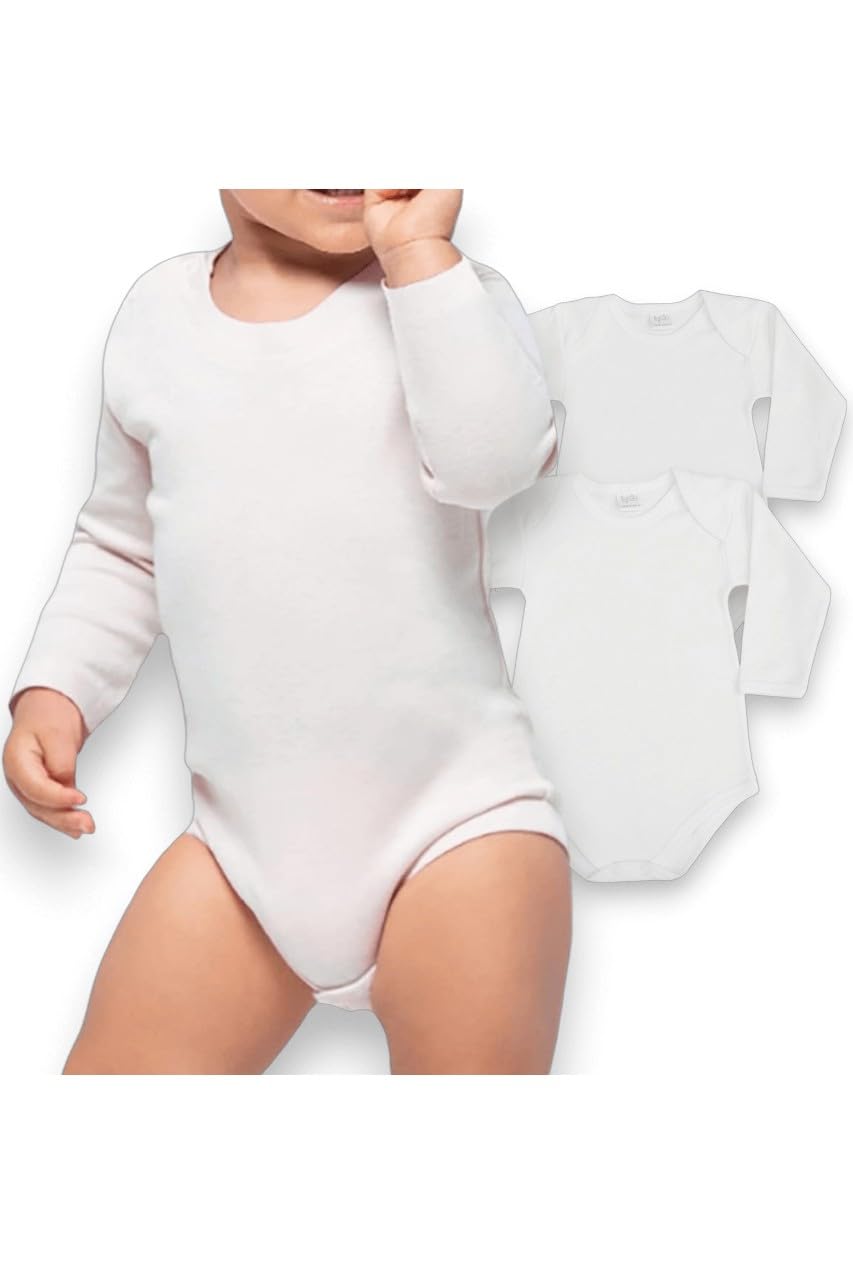 Lady C Baby LP Body Neonato 3 Anni Cotone 2pz Manica Lunga