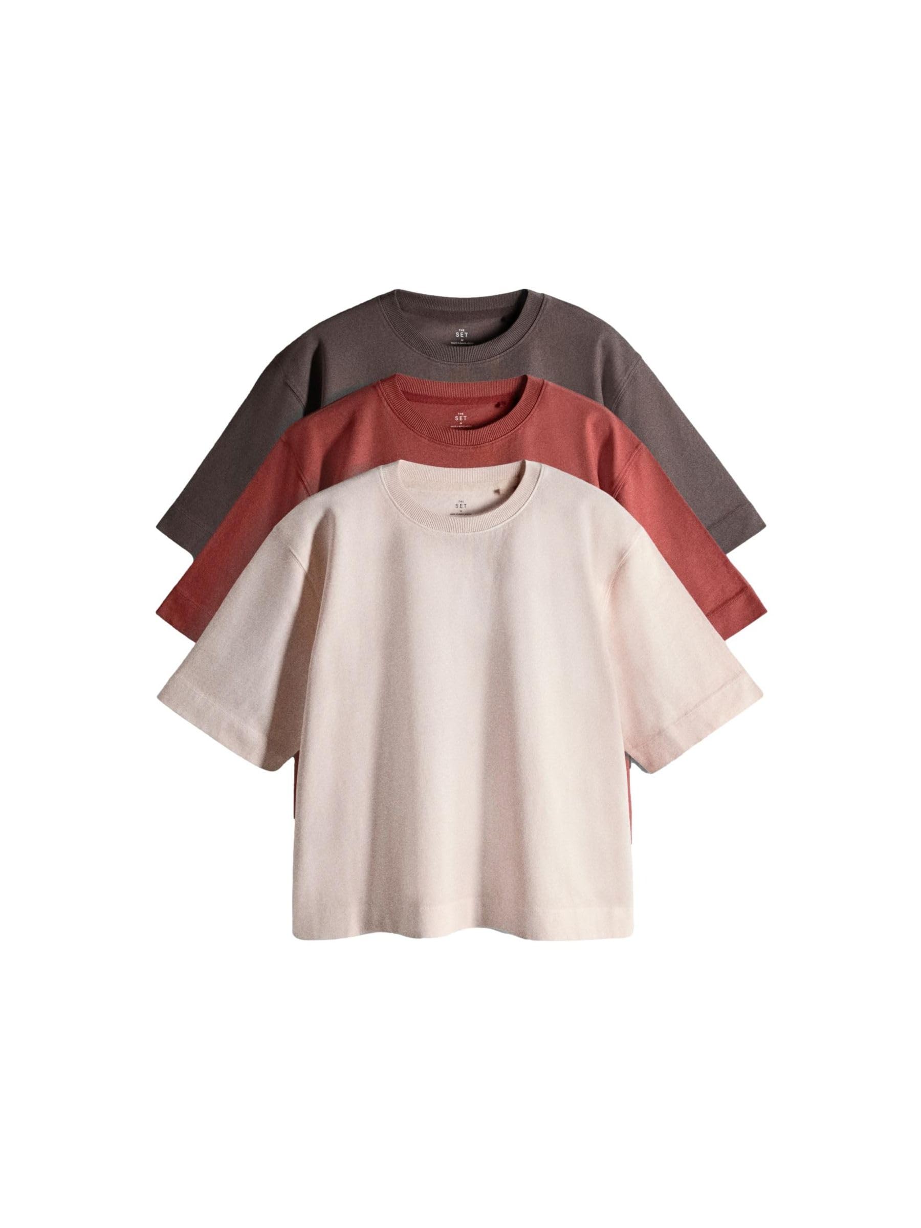 Geo Next The Set t-shirt girocollo tinte in capo 3 pezzi