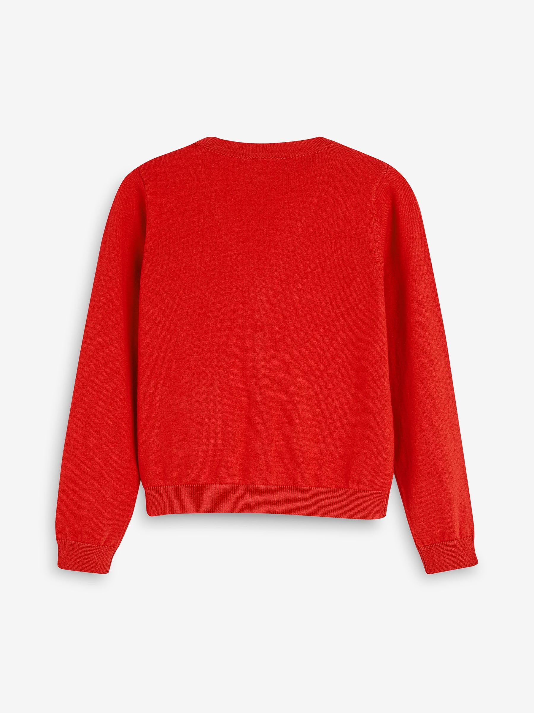 Next cardigan scuola misto cotone fiocco tasca