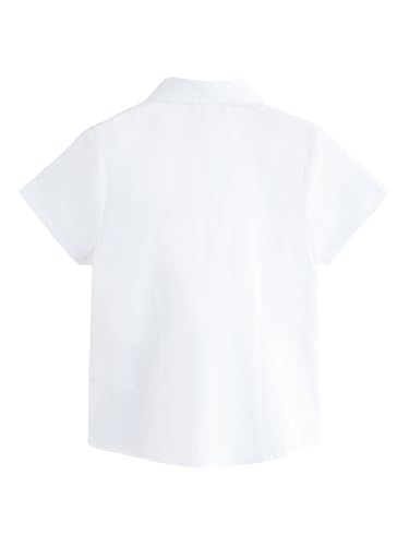 Next camicie scuola bambina maniche corte 5 pezzi 146 cotone