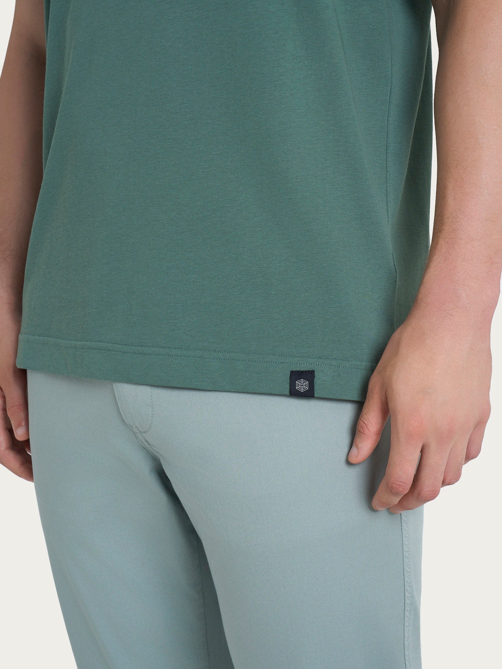 Ragno SL Girocollo t-shirt cotone verde Dark Forest traspirante