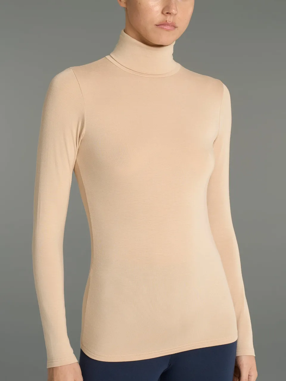 Ragno Dolcevita maglia Irish Cream viscosa elasticizzata