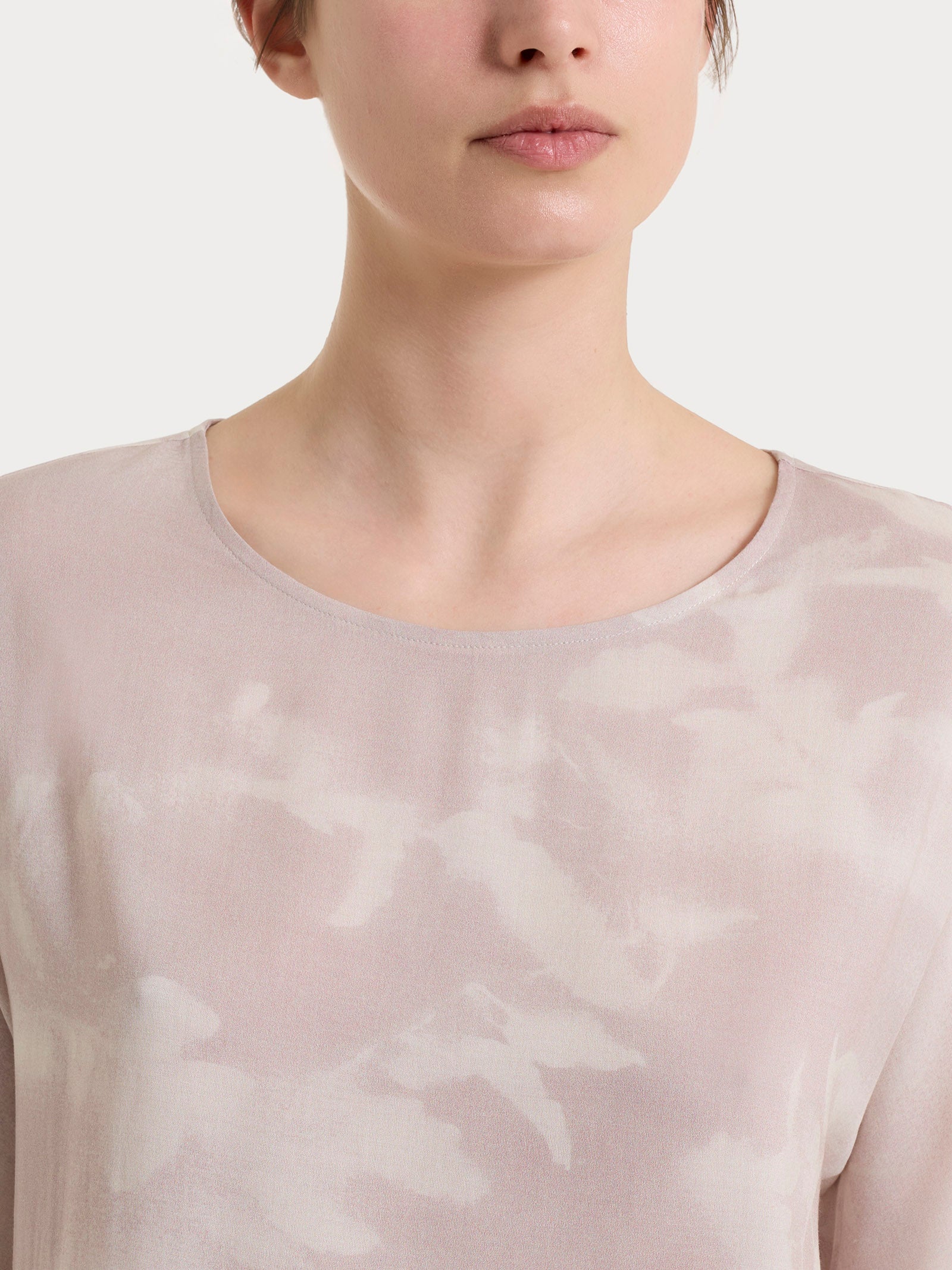 Ragno EcoSeta Blusa Manica 3/4 Champignon in viscosa
