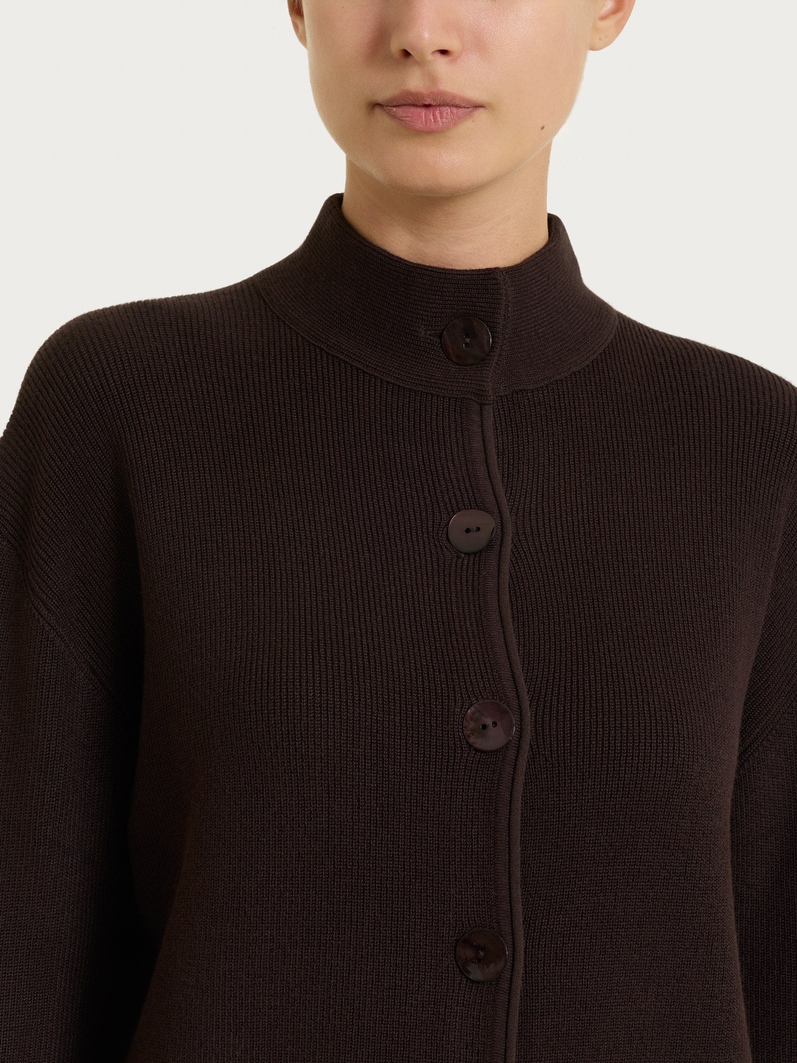 Ragno Four Seasons cardigan donna Chocolate Torte viscosa