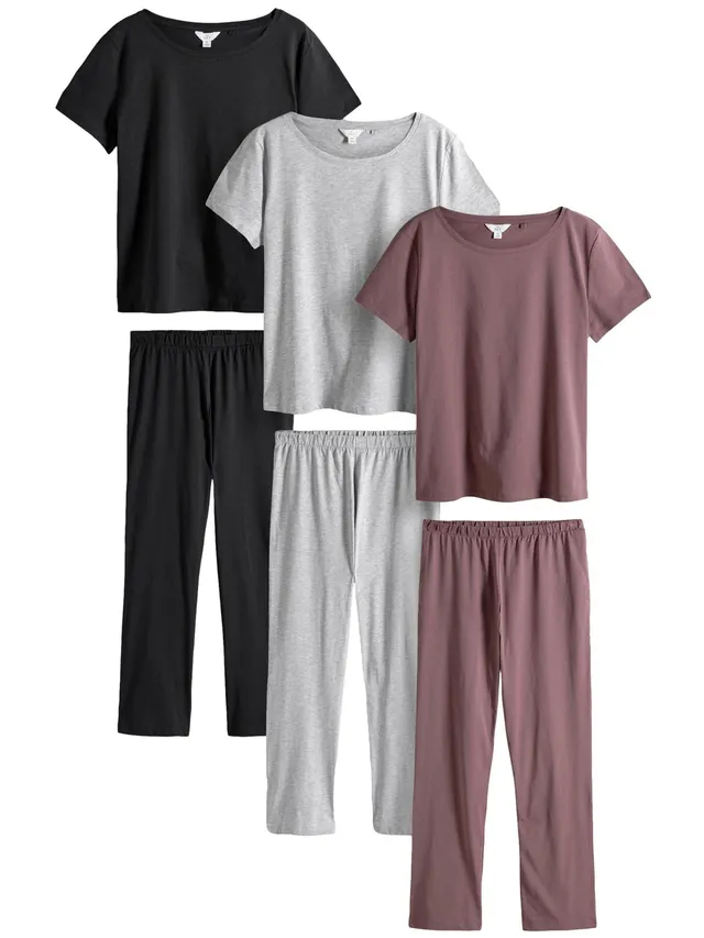 Geo Next The Set pigiama maniche corte donna 3 pezzi cotone