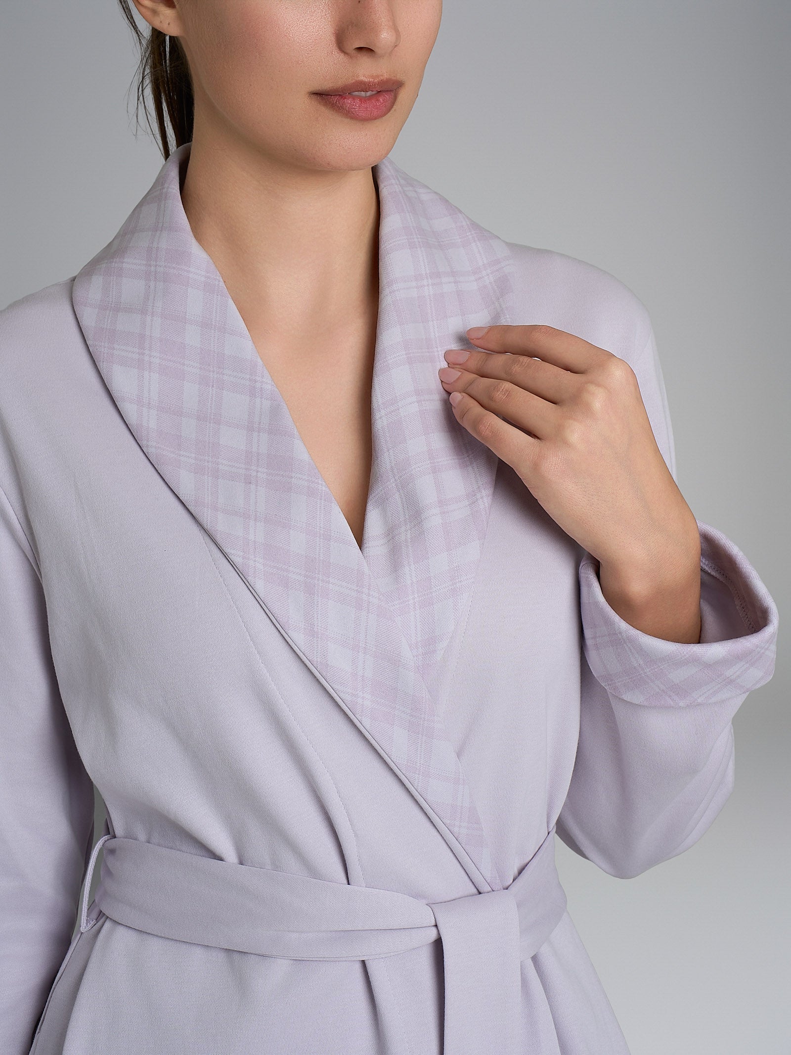 Ragno Sweet Emotion Vestaglia cotone Lavender Blue interlock