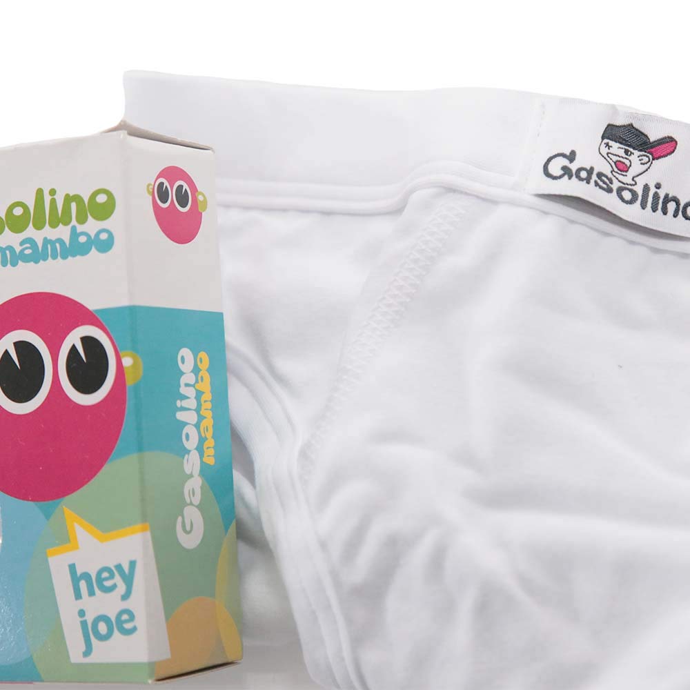 Lady C Gasolino slip bimbo cotone 6 pezzi tinta unita