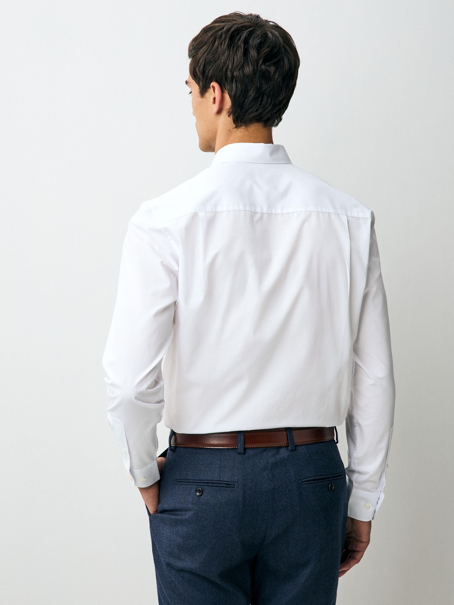 Next camicie uomo eleganti easy-care 3 pezzi regular cotone