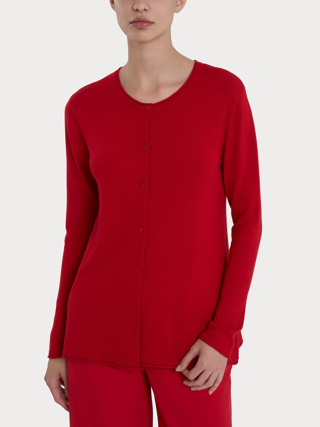 Ragno Summertime cardigan donna Salsa con bottoni
