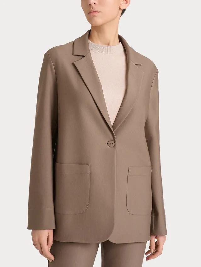 Ragno Compact blazer over pine bark un bottone
