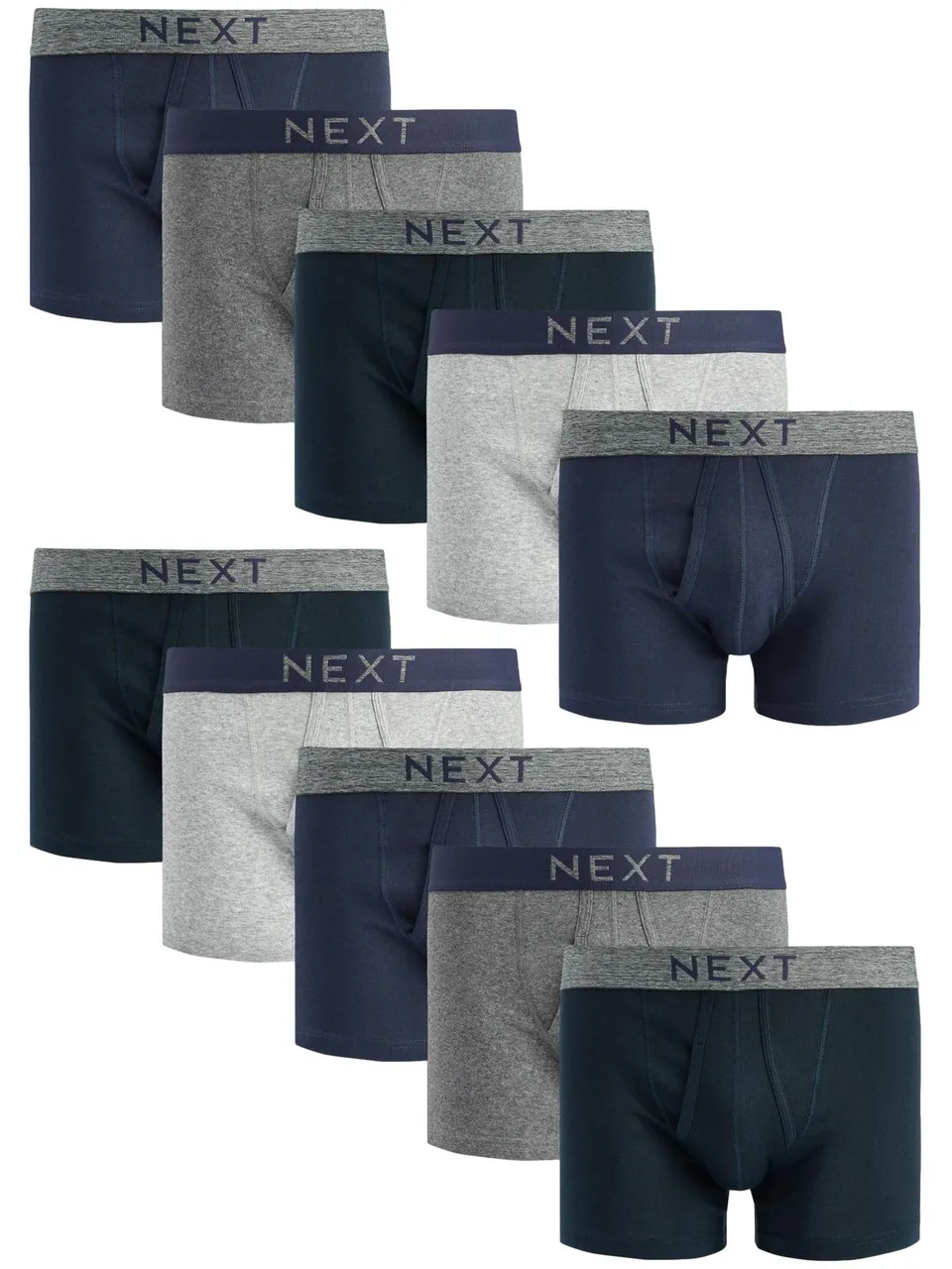 Next boxer uomo cotone frontale A confezione 10 100% cotone