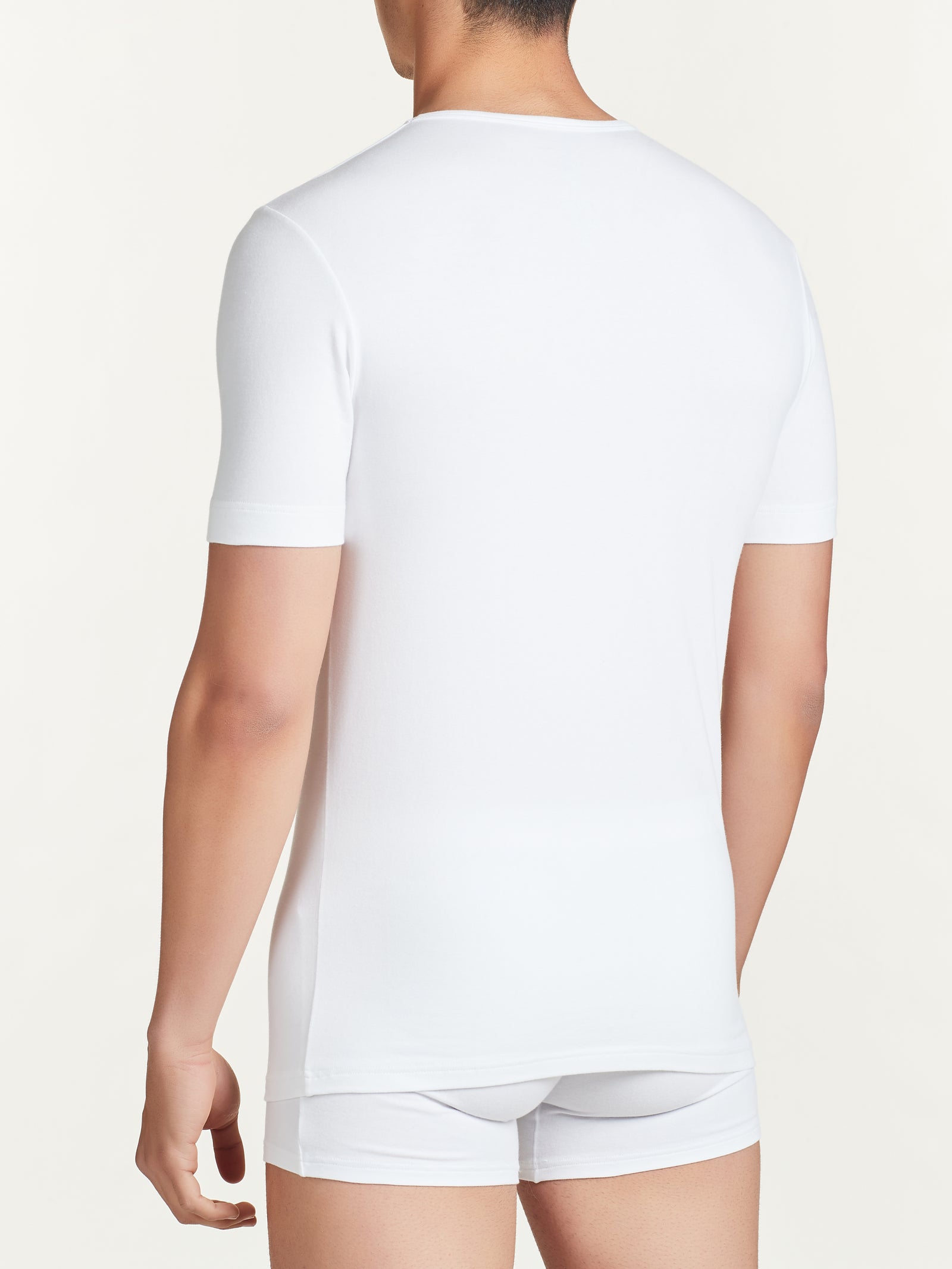 Ragno Comfort Maglietta Girocollo Cotone Bianco Uomo