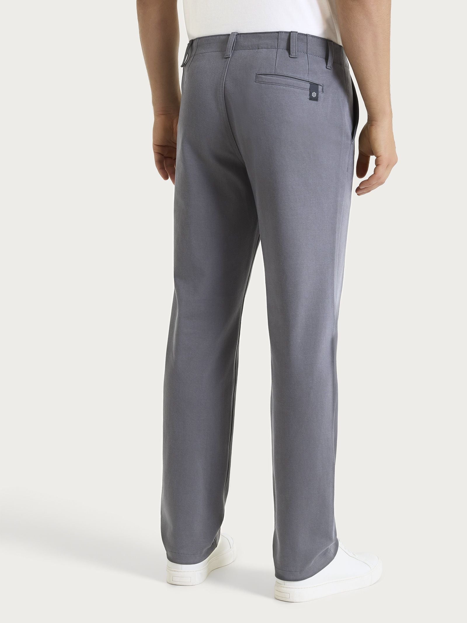 Ragno Raw Twill pantalone chino Pietra comfort belt