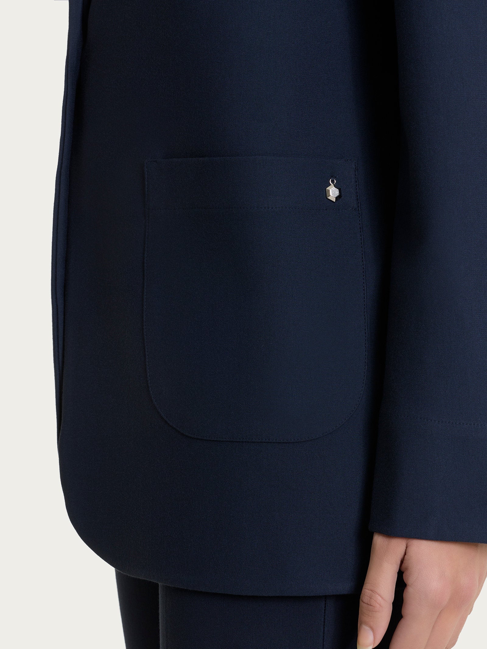 Ragno Compact Blazer Over Monobottone Persia Elasticizzato