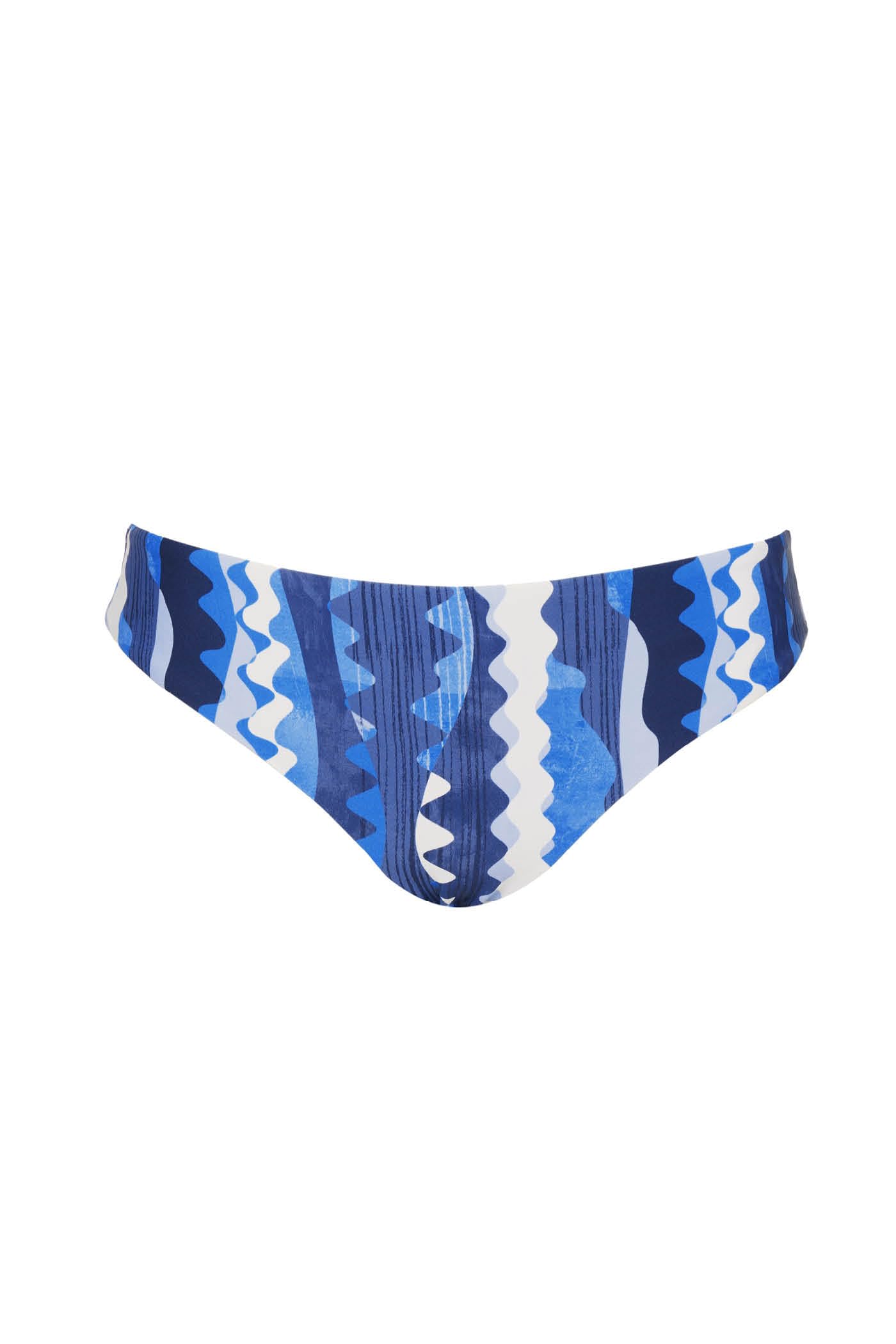 Goldenpoint Sea Symphony slip bikini fianco basso fantasia geometrica