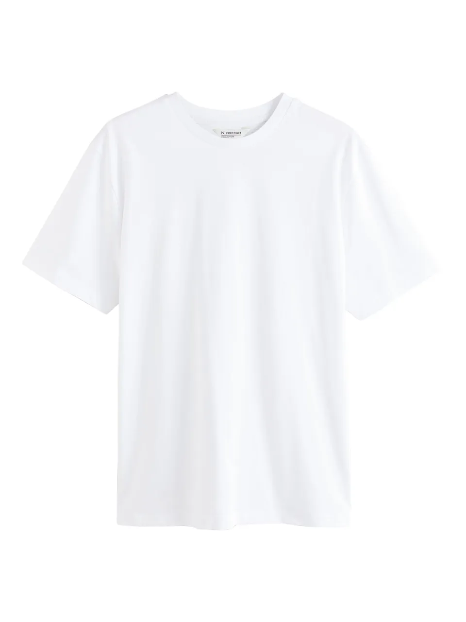 Next Signature T-Shirt Cotone Supima Uomo Bianca
