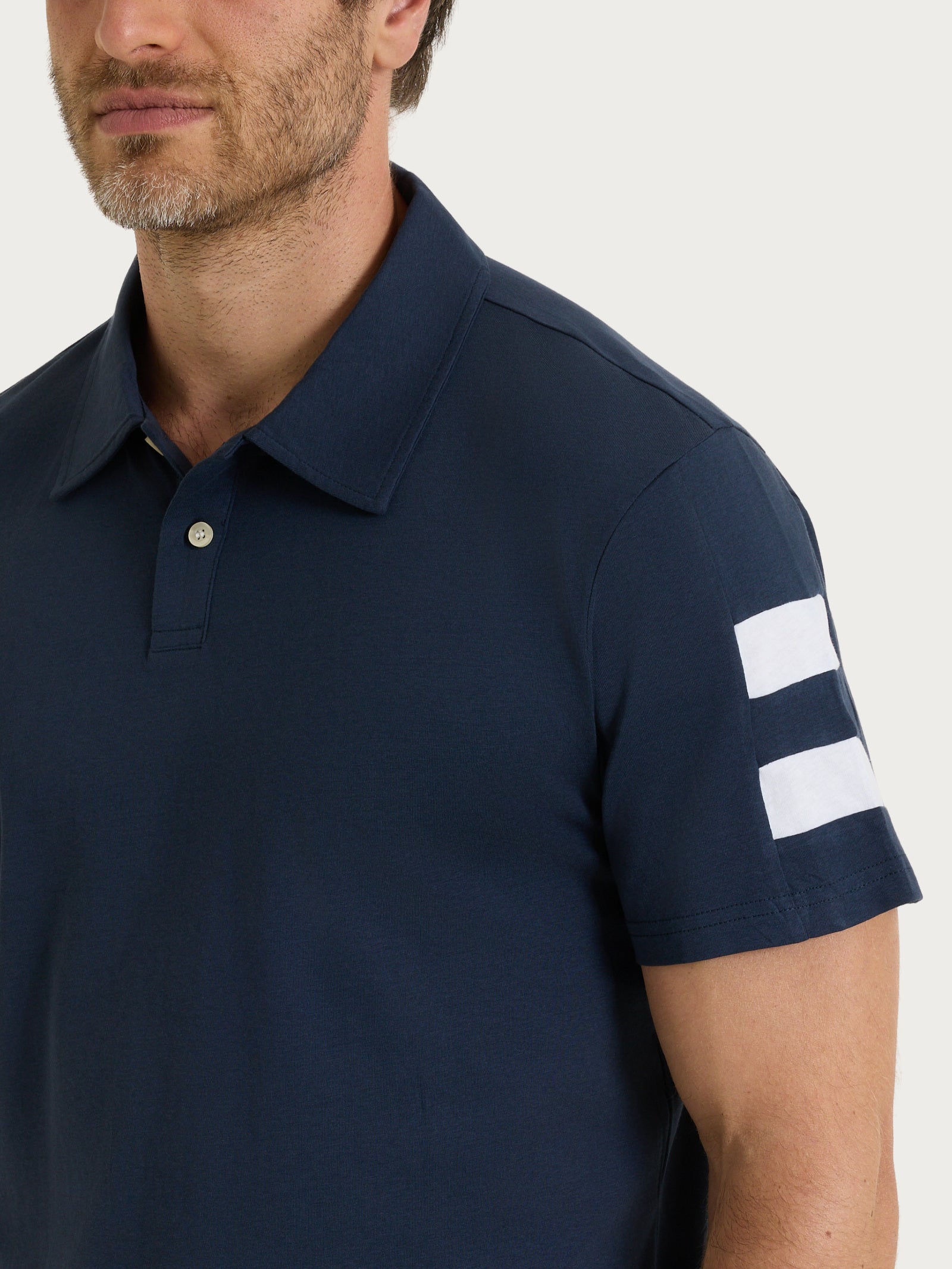 Ragno Beachwear polo taschino cotone Fant. Outer Space