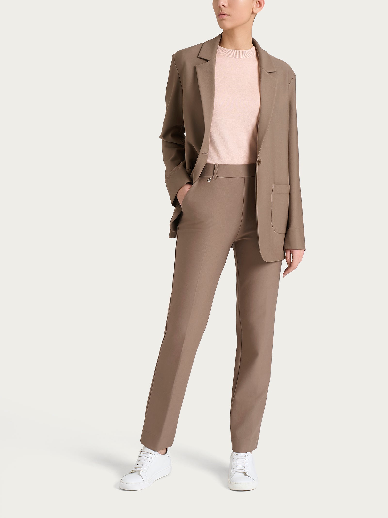 Ragno Compact blazer over pine bark un bottone