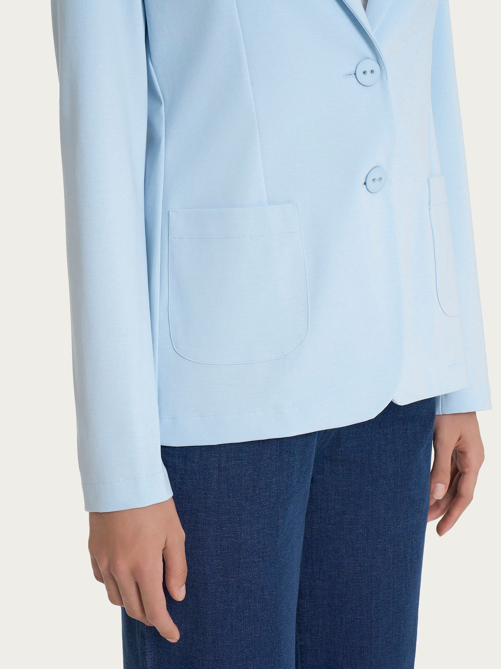Ragno Compact Light Blazer Due Bottoni Skyway cotone