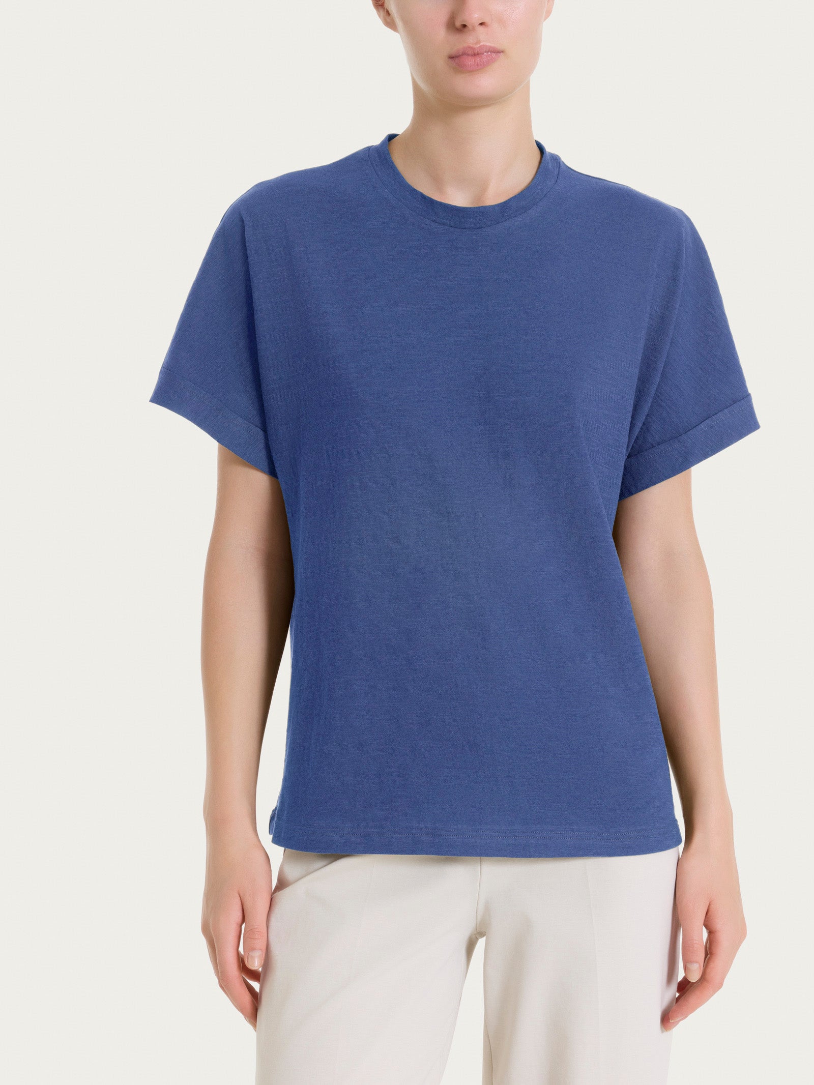 Ragno Puro Cotone Maglietta Over T-shirt Oceana slub jersey