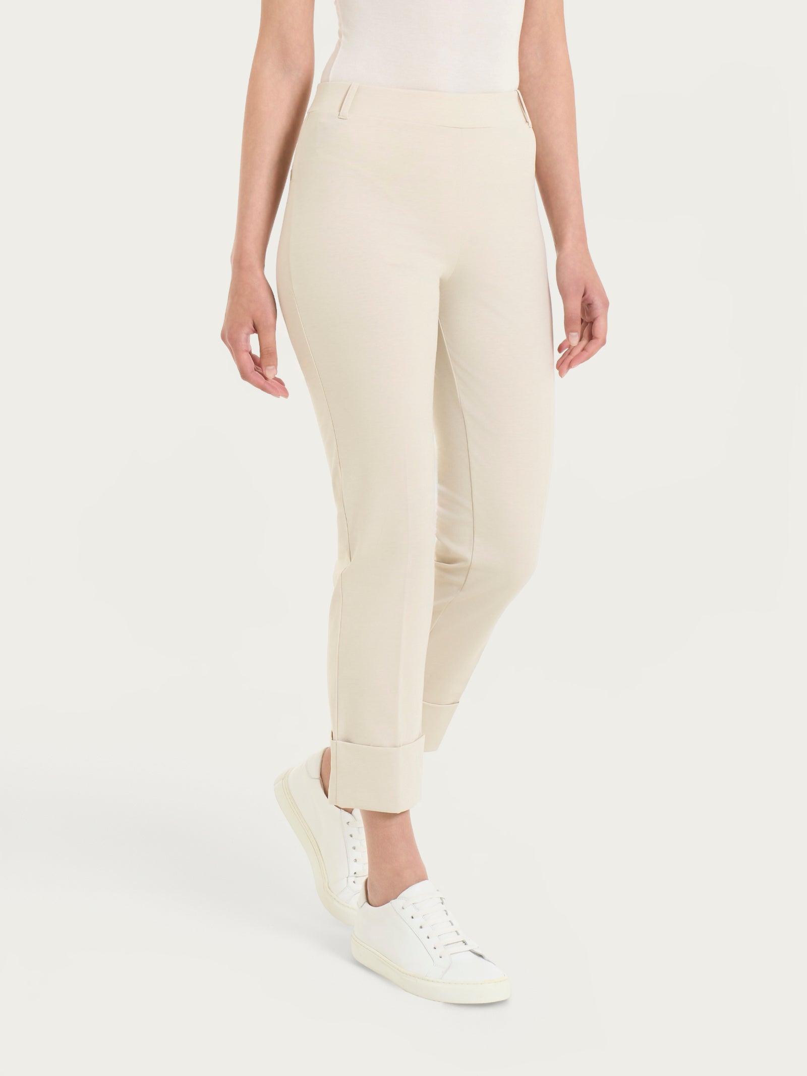 Ragno Compact Light Pantalone straight Champignon leggero
