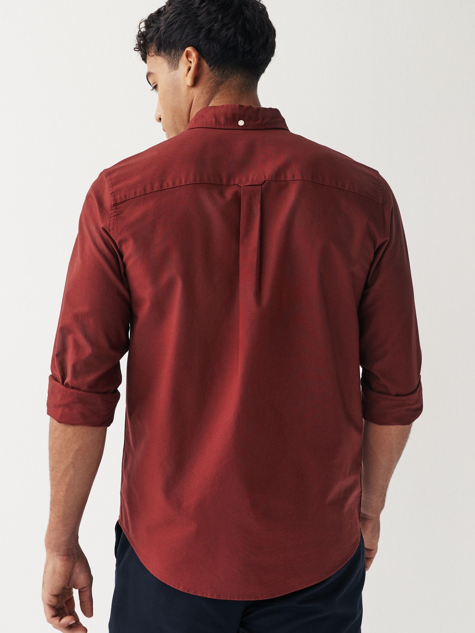 Next Oxford camicia uomo cotone manica lunga M