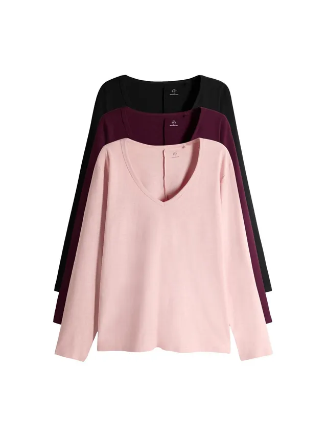 Next The Set top cotone maniche lunghe donna 3 pezzi