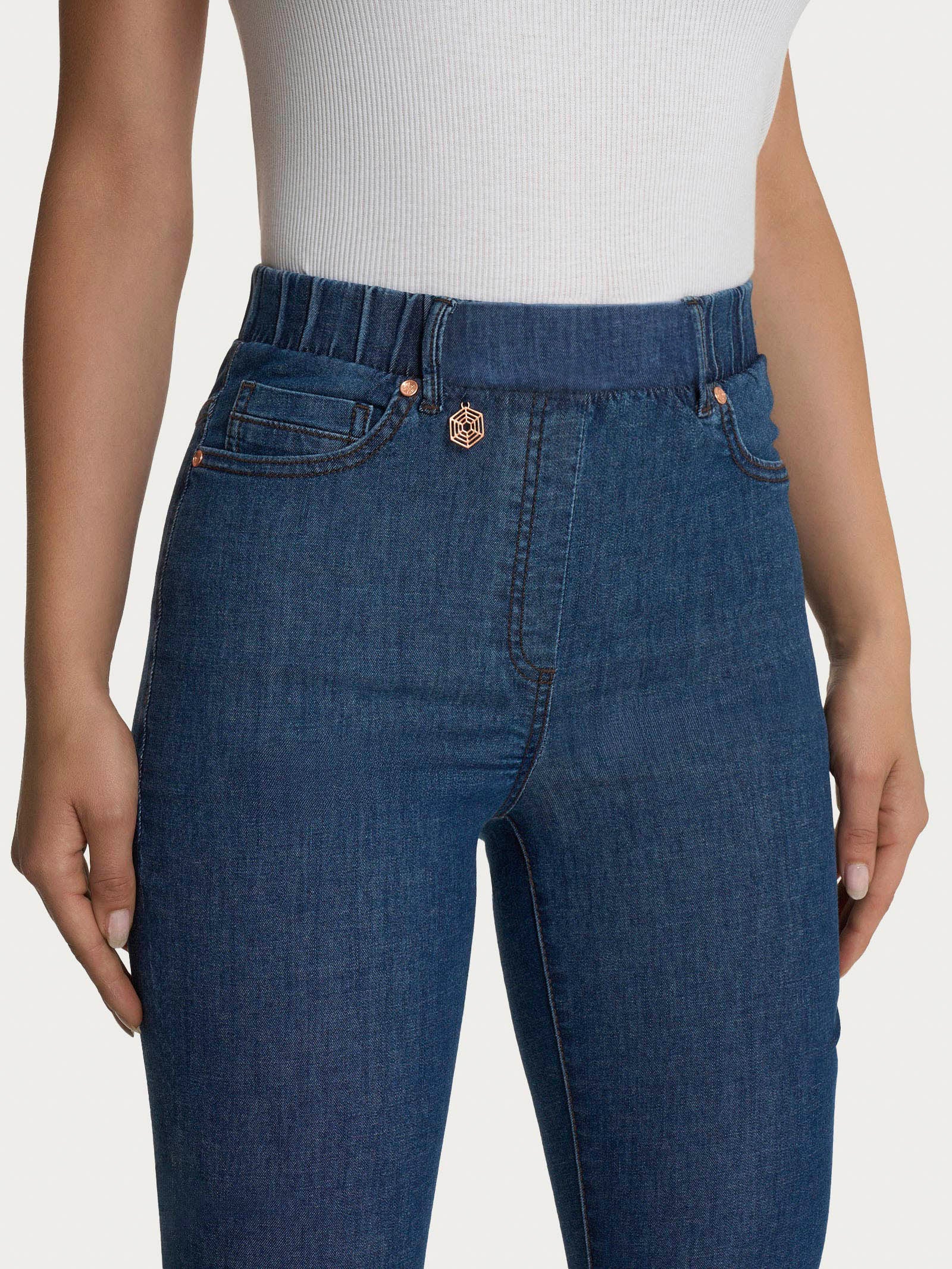 Ragno Light Denim Jeans 5 tasche skinny Jeans aderente