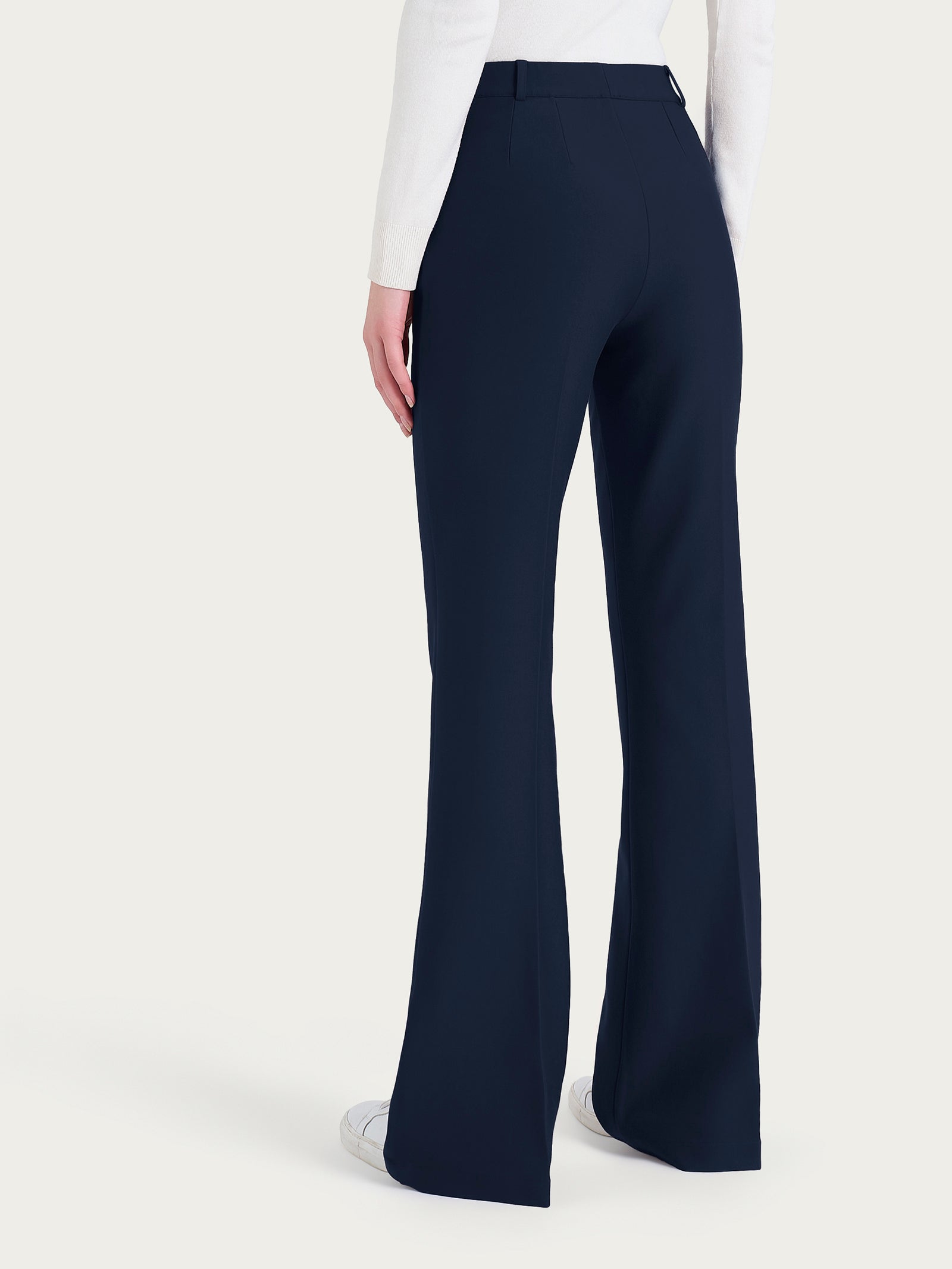 Ragno Gem Compact Pantalone Flare Persia Blu