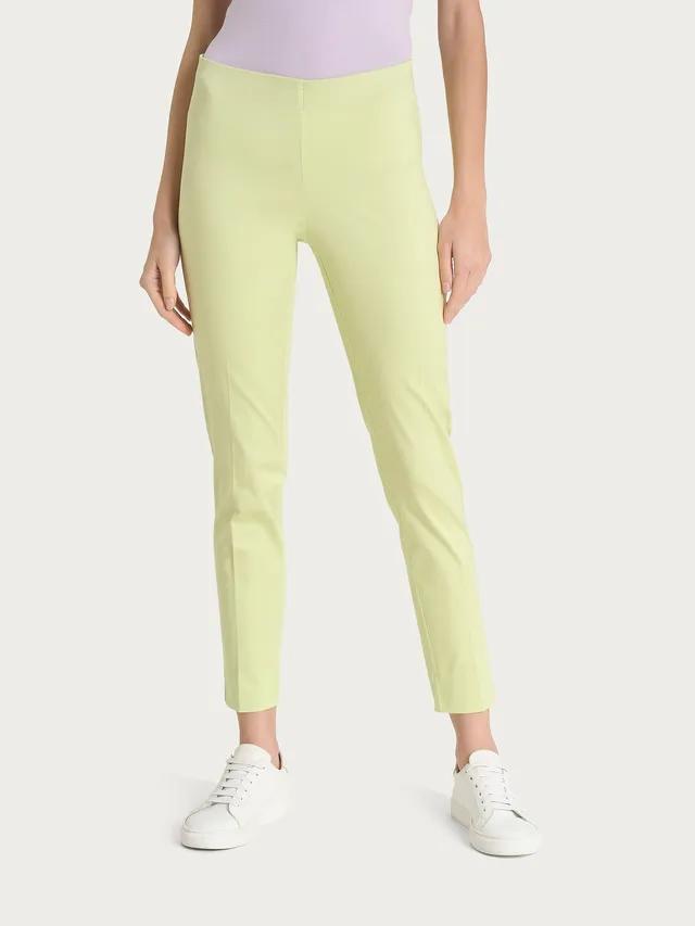 Ragno Satin Power Pantalone Capri Donna Shadow Lime Cotone