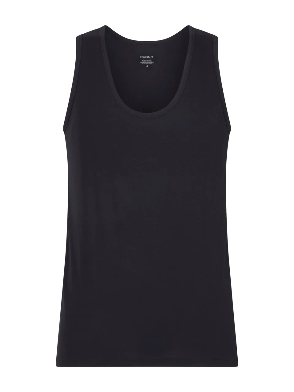 Ragno Dynamic canottiera uomo cotone nero bipack