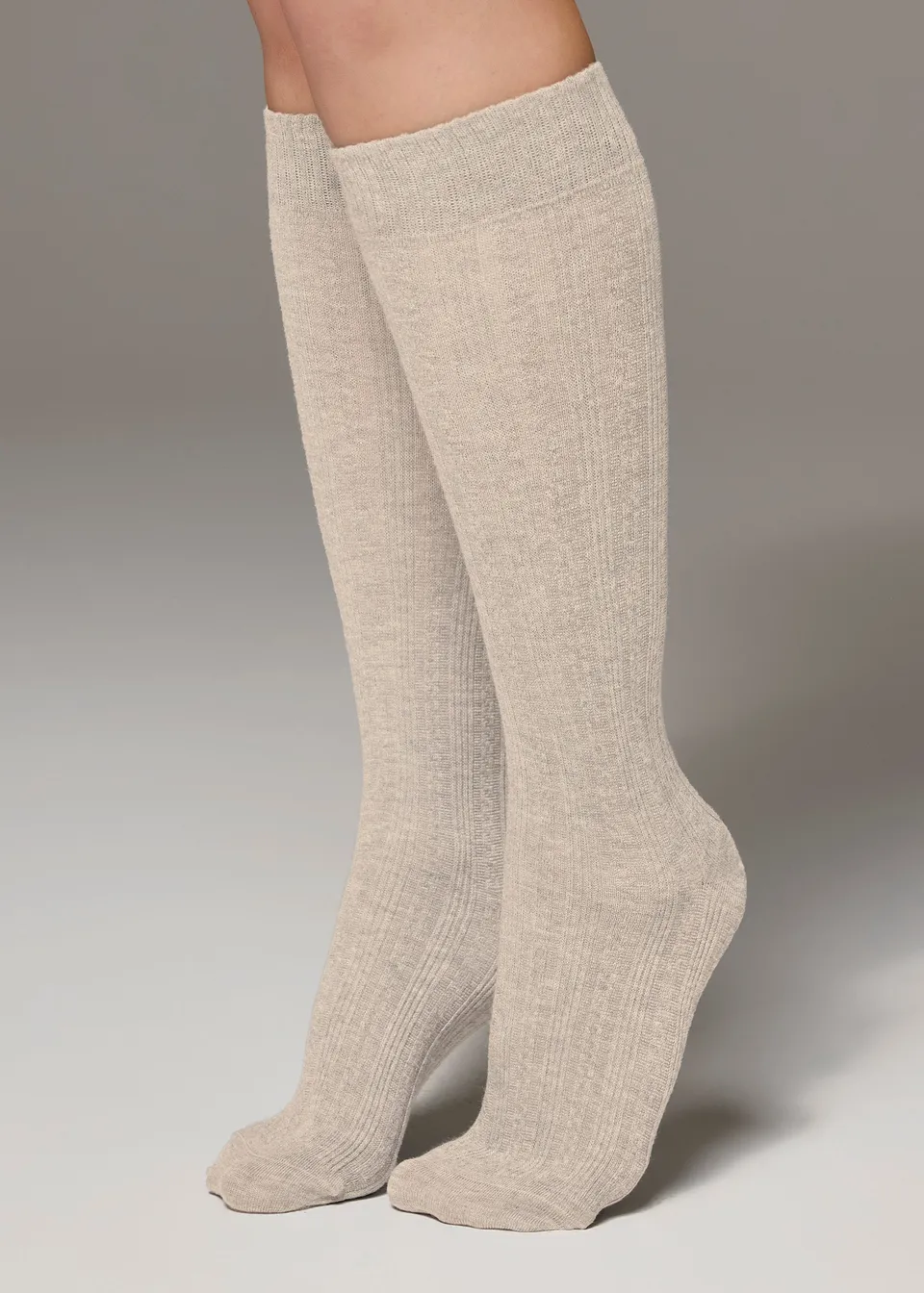 Philippe Matignon Neige gambaletti cashmere taglia unica